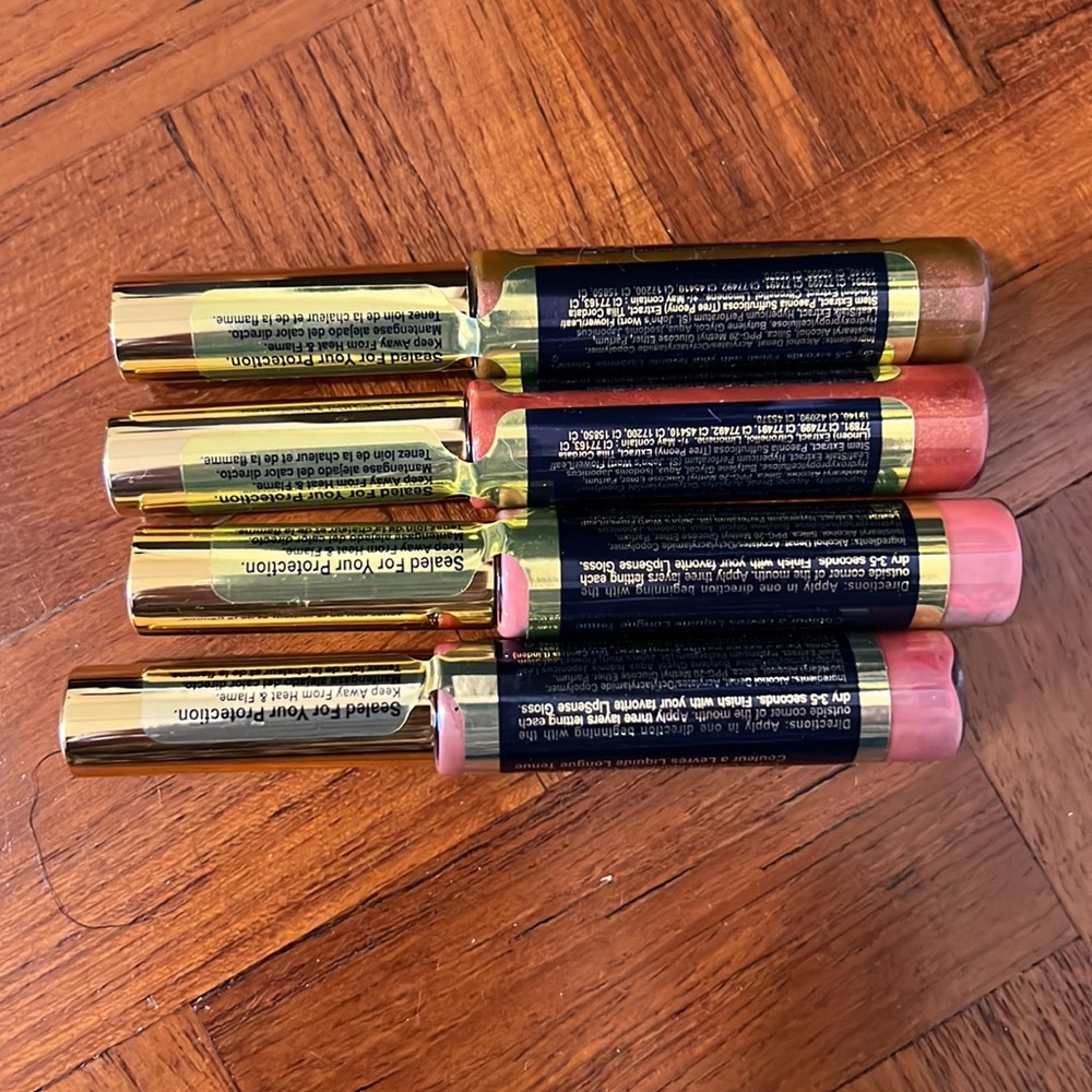 Nude,PlumPretty,Beige Champagne,Pomegrante lipsense by Senegence group UNOPENED - Picture 2 of 2
